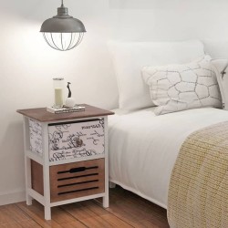 vidaXL Nachttische 2 Stk. Holz
