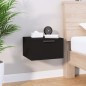 Wand-Nachttische 2 Stk. Schwarz 34x30x20 cm Wand-Nachttische 2 Stk. Schwarz 34x30x20 cm