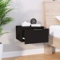 Wand-Nachttische 2 Stk. Schwarz 34x30x20 cm Wand-Nachttische 2 Stk. Schwarz 34x30x20 cm