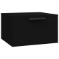 Wand-Nachttische 2 Stk. Schwarz 34x30x20 cm Wand-Nachttische 2 Stk. Schwarz 34x30x20 cm