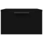 Wand-Nachttische 2 Stk. Schwarz 34x30x20 cm Wand-Nachttische 2 Stk. Schwarz 34x30x20 cm