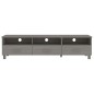 TV-Schrank HAMAR Hellgrau 158x40x40 cm Massivholz Kiefer TV-Schrank HAMAR Hellgrau 158x40x40 cm Massivholz Kiefer