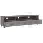 TV-Schrank HAMAR Hellgrau 158x40x40 cm Massivholz Kiefer TV-Schrank HAMAR Hellgrau 158x40x40 cm Massivholz Kiefer