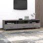 TV-Schrank HAMAR Hellgrau 158x40x40 cm Massivholz Kiefer TV-Schrank HAMAR Hellgrau 158x40x40 cm Massivholz Kiefer