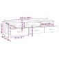 TV-Schrank HAMAR Hellgrau 158x40x40 cm Massivholz Kiefer TV-Schrank HAMAR Hellgrau 158x40x40 cm Massivholz Kiefer