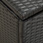 Gartenbox Poly Rattan 100x50x50 cm Schwarz Gartenbox Poly Rattan 100x50x50 cm Schwarz