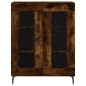 vidaXL Highboard Räuchereiche 69,5x34x180 cm Holzwerkstoff vidaXL Highboard Räuchereiche 69,5x34x180 cm Holzwerkstoff