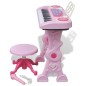 Kinder Keyboard Spielzeug Piano mit Hocker/Mikrofon 37 Tasten Rosa Kinder Keyboard Spielzeug Piano mit Hocker/Mikrofon 37 Tasten Rosa