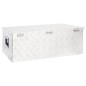 Aufbewahrungsbox Silbern 90x47x33,5 cm Aluminium Aufbewahrungsbox Silbern 90x47x33,5 cm Aluminium