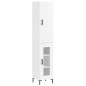 vidaXL Highboard Hochglanz-Weiß 34,5x34x180 cm Holzwerkstoff vidaXL Highboard Hochglanz-Weiß 34,5x34x180 cm Holzwerkstoff