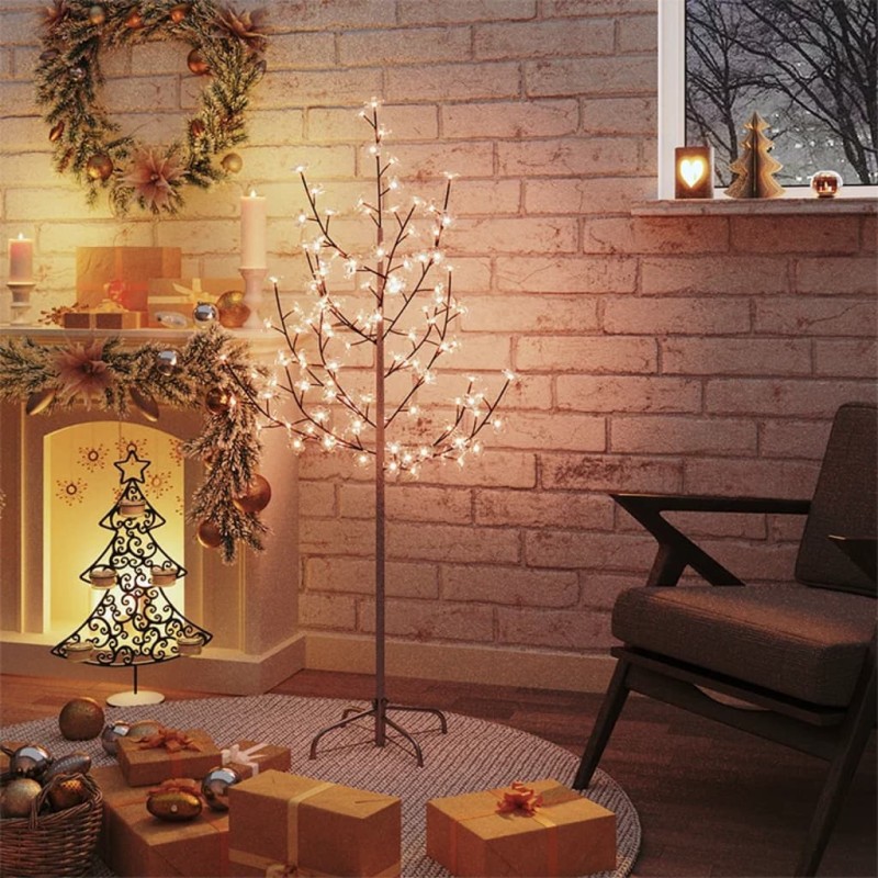 LED-Baum Kirschblüte Warmweiß 84 LEDs 120 cm LED-Baum Kirschblüte Warmweiß 84 LEDs 120 cm