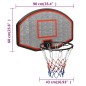 Basketballkorb Schwarz 90x60x2 cm Polyethylen Basketballkorb Schwarz 90x60x2 cm Polyethylen