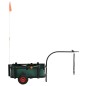 Angelwagen mit Tasche Schwarz Stahl Angelwagen mit Tasche Schwarz Stahl