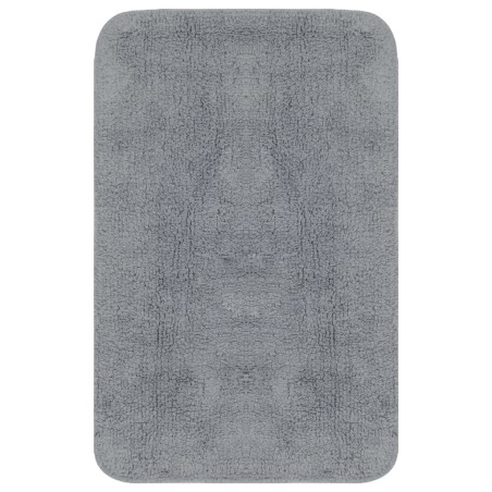 Badematten-Set 2-tlg. Stoff Grau