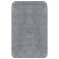 Badematten-Set 2-tlg. Stoff Grau Badematten-Set 2-tlg. Stoff Grau
