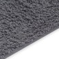 Badematten-Set 2-tlg. Stoff Grau Badematten-Set 2-tlg. Stoff Grau