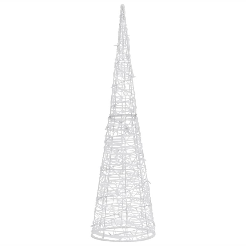 LED-Kegel Acryl Weihnachtsdeko Pyramide Kaltweiß 90 cm LED-Kegel Acryl Weihnachtsdeko Pyramide Kaltweiß 90 cm