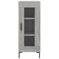 Highboard Grau Sonoma 34,5x34x180 cm Holzwerkstoff Highboard Grau Sonoma 34,5x34x180 cm Holzwerkstoff