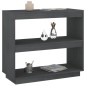 vidaXL Bücherregal Grau 80x35x71 cm Massivholz Kiefer vidaXL Bücherregal Grau 80x35x71 cm Massivholz Kiefer