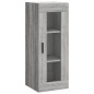 vidaXL Highboard Grau Sonoma 34,5x34x180 cm Holzwerkstoff vidaXL Highboard Grau Sonoma 34,5x34x180 cm Holzwerkstoff