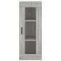 vidaXL Highboard Grau Sonoma 34,5x34x180 cm Holzwerkstoff vidaXL Highboard Grau Sonoma 34,5x34x180 cm Holzwerkstoff