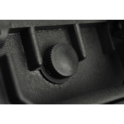 vidaXL Transportkoffer Schwarz mit Schaumstoff 35 L Fassungsvermögen