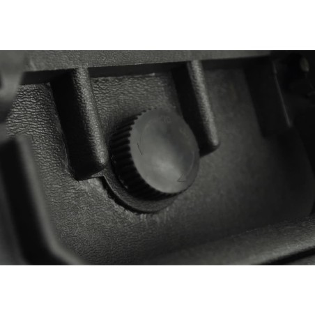 vidaXL Transportkoffer Schwarz mit Schaumstoff 35 L Fassungsvermögen