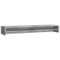 Monitorständer Betongrau 100x24x13 cm Holzwerkstoff Monitorständer Betongrau 100x24x13 cm Holzwerkstoff