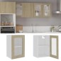 vidaXL Hängeglasschrank Sonoma-Eiche 40x31x60 cm Holzwerkstoff vidaXL Hängeglasschrank Sonoma-Eiche 40x31x60 cm Holzwerkstoff