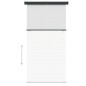 Balkon-Seitenmarkise 160 × 250 cm Creme Balkon-Seitenmarkise 160 × 250 cm Creme