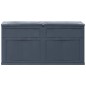 Garten-Aufbewahrungsbox 320 L Schwarz Garten-Aufbewahrungsbox 320 L Schwarz