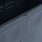 Garten-Aufbewahrungsbox 320 L Schwarz Garten-Aufbewahrungsbox 320 L Schwarz