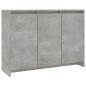 Sideboard Betongrau 102x33x75 cm Holzwerkstoff Sideboard Betongrau 102x33x75 cm Holzwerkstoff
