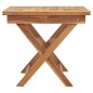 Sonnenliege mit Tisch Massivholz Teak Sonnenliege mit Tisch Massivholz Teak