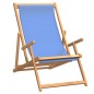 Strandstuhl Klappbar Massivholz Teak Blau Strandstuhl Klappbar Massivholz Teak Blau