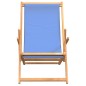 Strandstuhl Klappbar Massivholz Teak Blau Strandstuhl Klappbar Massivholz Teak Blau