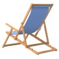 Strandstuhl Klappbar Massivholz Teak Blau Strandstuhl Klappbar Massivholz Teak Blau