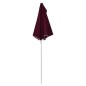 vidaXL Halb-Sonnenschirm mit Mast 180x90 cm Bordeauxrot vidaXL Halb-Sonnenschirm mit Mast 180x90 cm Bordeauxrot