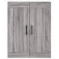 Highboard Grau Sonoma 69,5x34x180 cm Holzwerkstoff Highboard Grau Sonoma 69,5x34x180 cm Holzwerkstoff