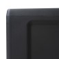 vidaXL Gartenschrank mit 2 Regalen Schwarz und Grau vidaXL Gartenschrank mit 2 Regalen Schwarz und Grau