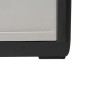 vidaXL Gartenschrank mit 2 Regalen Schwarz und Grau vidaXL Gartenschrank mit 2 Regalen Schwarz und Grau