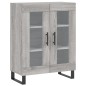 Highboard Grau Sonoma 69,5x34x180 cm Holzwerkstoff Highboard Grau Sonoma 69,5x34x180 cm Holzwerkstoff