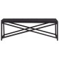 Gartenbank 120 cm Poly Rattan Schwarz Gartenbank 120 cm Poly Rattan Schwarz
