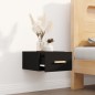 Wand-Nachttisch Schwarz 35x35x20 cm Wand-Nachttisch Schwarz 35x35x20 cm