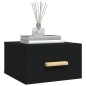 Wand-Nachttisch Schwarz 35x35x20 cm Wand-Nachttisch Schwarz 35x35x20 cm