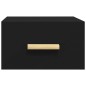 Wand-Nachttisch Schwarz 35x35x20 cm Wand-Nachttisch Schwarz 35x35x20 cm