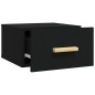 Wand-Nachttisch Schwarz 35x35x20 cm Wand-Nachttisch Schwarz 35x35x20 cm