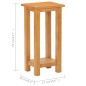 Beistelltisch 27x24x55 cm Eiche Massivholz Beistelltisch 27x24x55 cm Eiche Massivholz