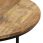 Satztische 3 Stk. Rohes Mangoholz Satztische 3 Stk. Rohes Mangoholz