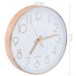 Wanduhr 30 cm Rotgold Wanduhr 30 cm Rotgold